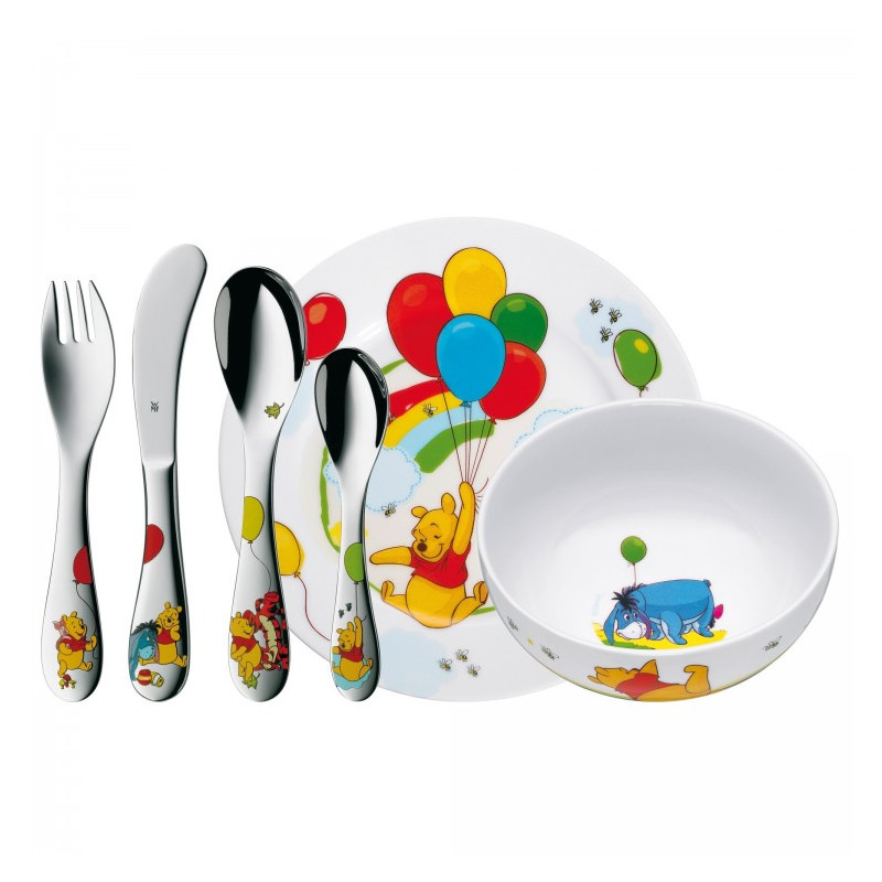 Coffret Vaisselle Enfant Winnie L Ourson 6 Pieces Achetezachato